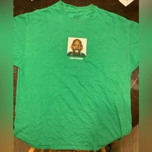 Odd Future 10th anniversary face green tee